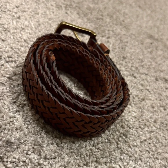 Lucky Brand Brown Braided Belt - Picture 2 of 4